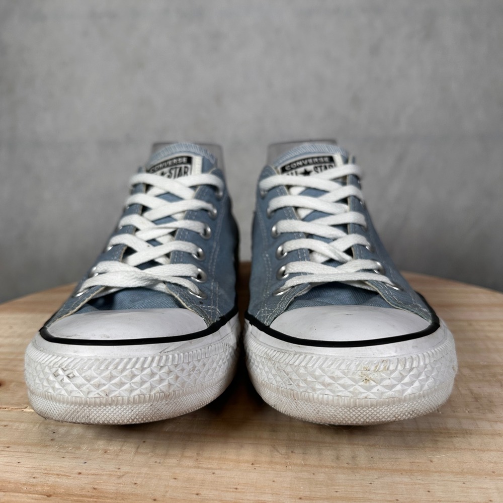 Converse All Star Low Top Women Size 10 Blue Good Canvas Sneakers M9696 - Picture 2 of 16